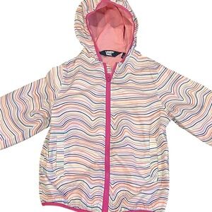 Lands’ End, Girls Waterproof Lightweight Windbreaker, Size Small (6-7)